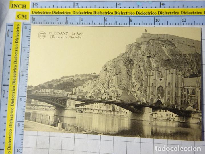 Postales: ANTIGUA POSTAL DE B&Eacute;LGICA. DINANT LE PONT L'EGLISE ET LA CITADELLE. 1241