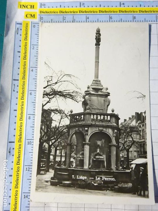 Cartes Postales: ANTIGUA POSTAL DE B&Eacute;LGICA. LIEJA LIEGE LE PERRON. 1247