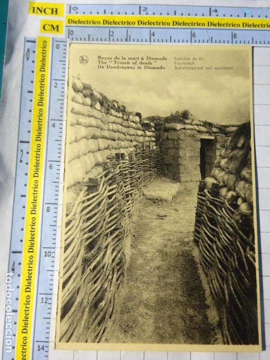 Cartoline: ANTIGUA POSTAL DE B&Eacute;LGICA. SITIOS DE LA PRIMERA GUERRA MUNDIAL- TRINCHERAS EN DIXMUDE 1272