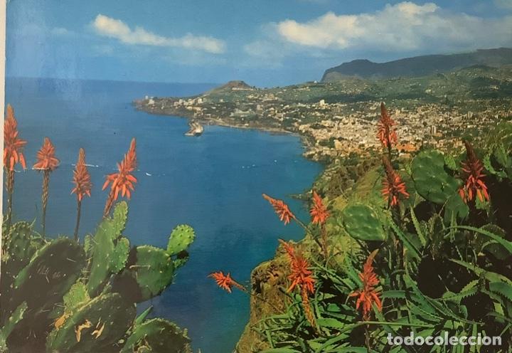 Postais: PORTUGAL, MADEIRA. Funchal vista a&eacute;rea. Escrita.