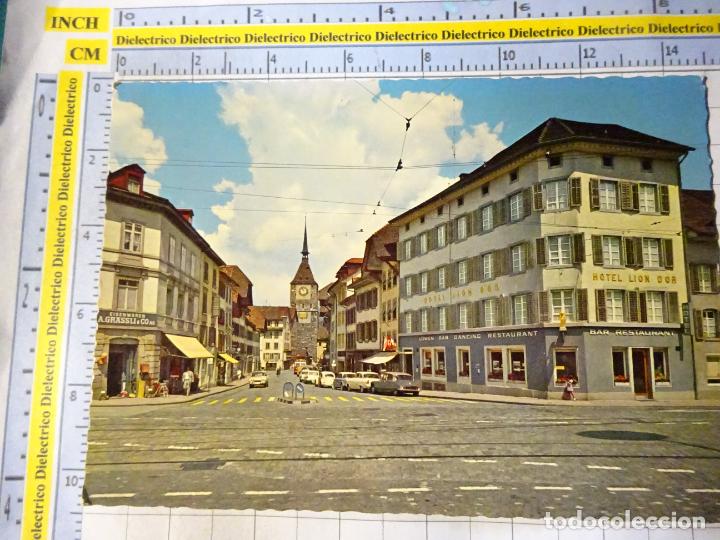 Postales: POSTAL DE SUIZA. AARAU COCHES CITROEN DS TIBURON. 1283