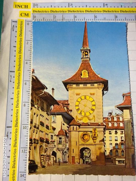 Postkarten: POSTAL DE SUIZA. BERNA KRAMGASSE MIT ZEITGLOCKENTURM 1287