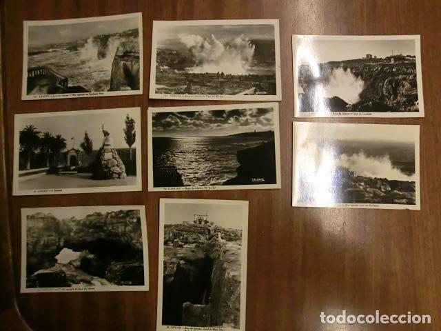 Postais: Lote 8 Postales Cascais Portugal LOTY - sin circular - colecci&oacute;n Passaporte