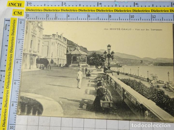 Postales: ANTIGUA POSTAL DE M&Oacute;NACO, MONTECARLO. VUE SUR LES TERRASSES 1320