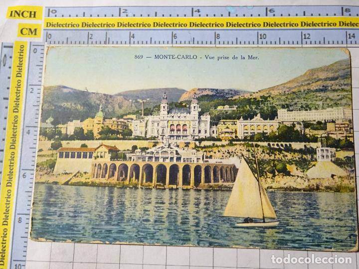 Postales: ANTIGUA POSTAL DE M&Oacute;NACO, MONTECARLO. VUE PRISE DE LA MER 1326