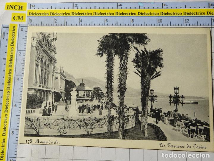 Postales: ANTIGUA POSTAL DE M&Oacute;NACO, MONTECARLO. LES TERRASSES DU CASINO 1332