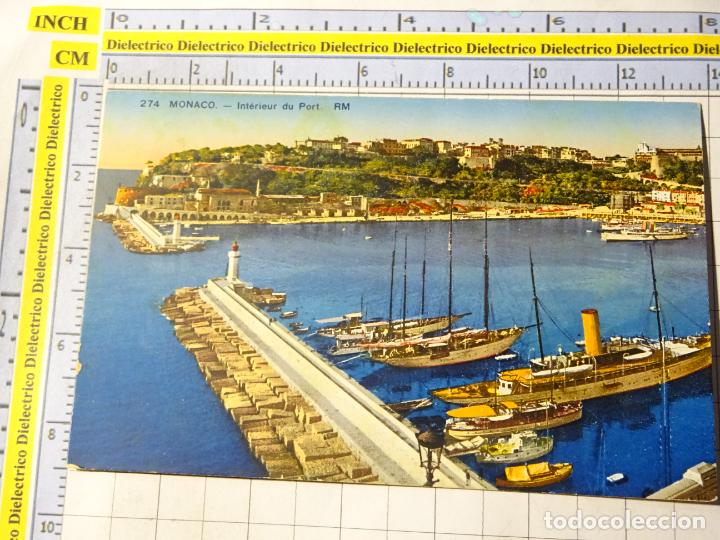 Cartoline: ANTIGUA POSTAL DE M&Oacute;NACO, MONTECARLO. INTERIEUR DU PORT. BARCOS YATES 1349