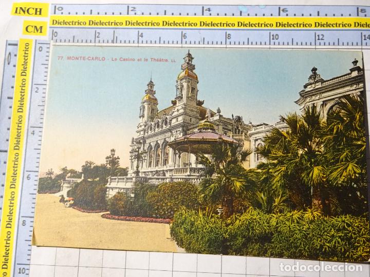 Postkarten: ANTIGUA POSTAL DE M&Oacute;NACO, MONTECARLO. CASINO Y TEATRO. 1353