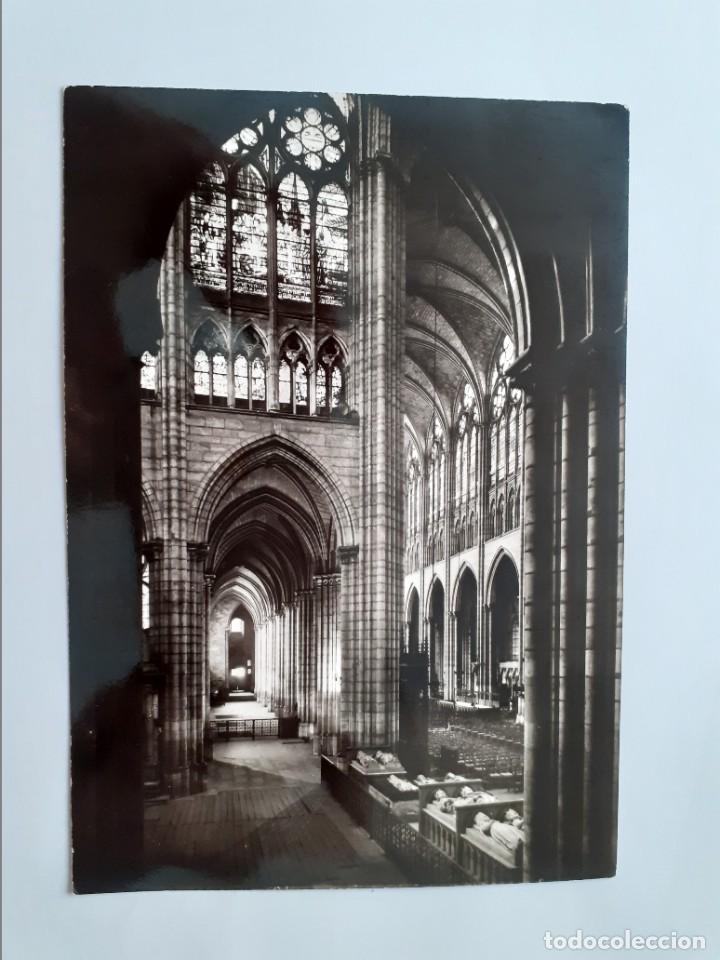 Postais: POSTAL - FRANCIA - SAN DENIS (SEINE) - IGLESIA DE LA ABAD&Iacute;A PASILLO SUR - S/C