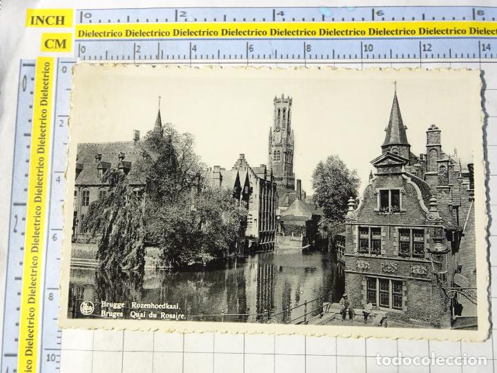 Cartes Postales: ANTIGUA POSTAL DE B&Eacute;LGICA. BRUJAS BRUGES. MUELLE DEL ROSARIO 1451