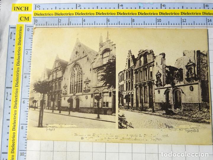 Postais: ANTIGUA POSTAL DE B&Eacute;LGICA. YPRES YPER.? BOMBARDEOS PRIMERA GUERRA MUNDIAL 1466