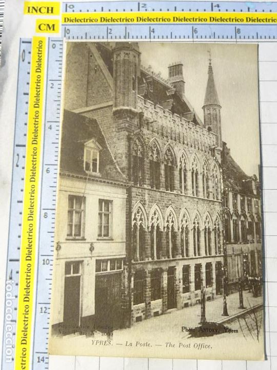 Cartoline: ANTIGUA POSTAL DE B&Eacute;LGICA. YPRES YPER. EDIFICIO CORREOS 1469