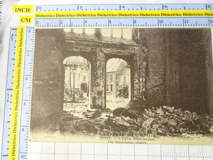 Cartes Postales: ANTIGUA POSTAL DE B&Eacute;LGICA. YPRES YPER. BOMBARDEOS PRIMERA GUERRA MUNDIAL 1470