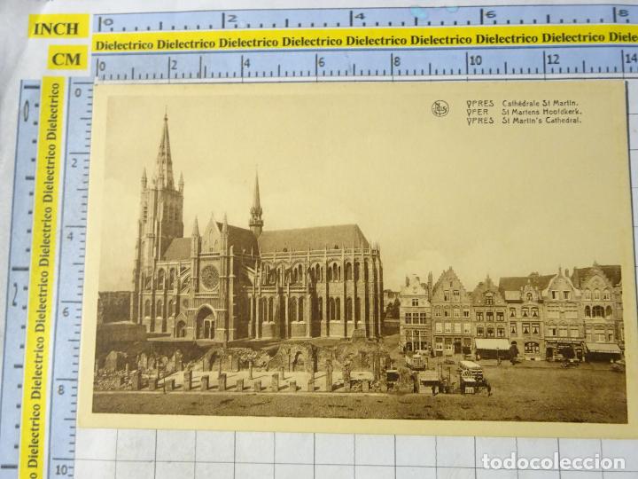 Cartes Postales: ANTIGUA POSTAL DE B&Eacute;LGICA. YPRES YPER. CATEDRAL SAN MART&Iacute;N 1477