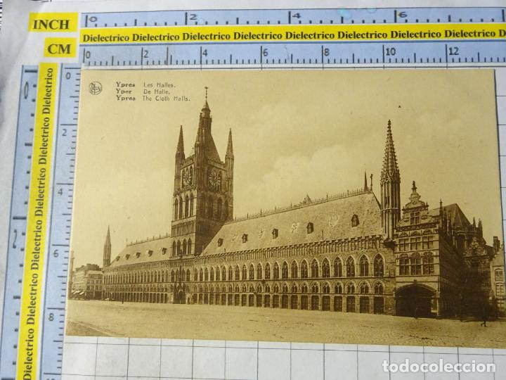 Cartes Postales: ANTIGUA POSTAL DE B&Eacute;LGICA. YPRES YPER. LES HALLES 1478