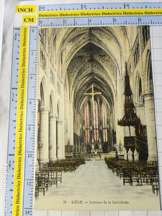 Postais: ANTIGUA POSTAL DE B&Eacute;LGICA. LIEJA LIEGE LA CATEDRAL. 1509