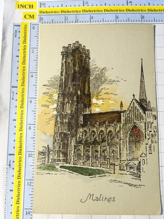 Postais: ANTIGUA POSTAL DE B&Eacute;LGICA. MALINAS MALINES. CATEDRAL. 1520