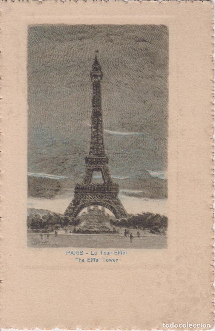 Postales: FRANCIA, PARIS, LA TOUR EIFFEL &ndash; SIN CIRCULAR