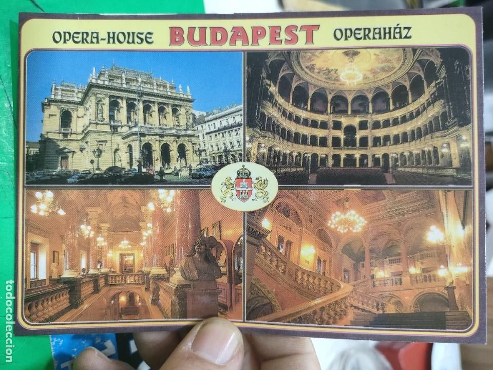 Postales: Postal BUDAPEST Opera House con celo pegado - Foto 1