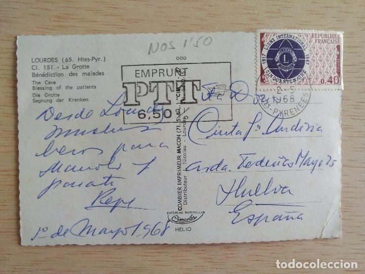 Postales: POSTAL LOURDES LA GRUTA - Foto 2