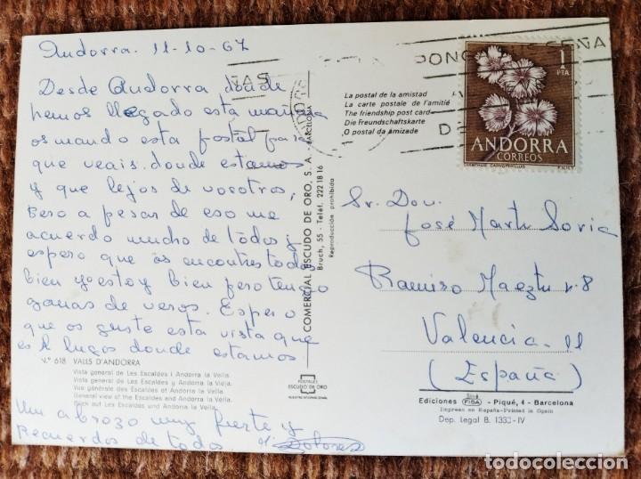 Postales: ANDORRA - LES ESCALDES - Foto 2