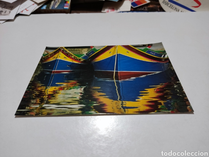 Postales: Postal Malta barcas - Foto 1