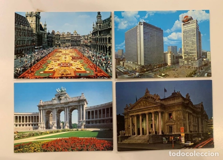 Postales: Postales antiguas de Bruselas - Foto 2
