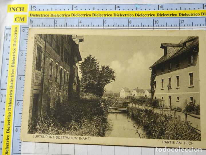 Cartoline: ANTIGUA POSTAL DE ALEMANIA. LUFTKURORT SOBERNHEIM PARTIE AM TEICH. 1824