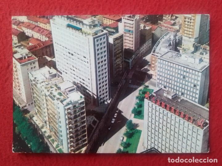 Postales: POSTAL ITALIA ITALY MIL&Aacute;N MILANO MATASELLOS FERROVIA? VIA RUE STREET CALLE PIRELLI LETRERO LANEROSSI