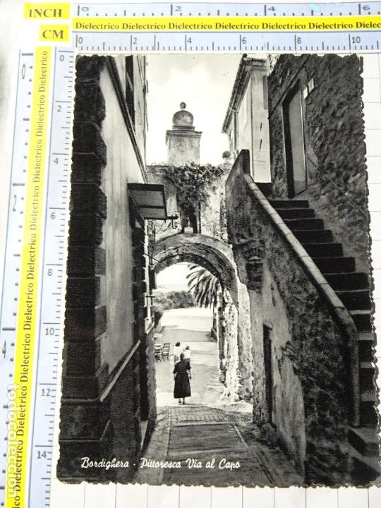 Postkarten: POSTAL DE ITALIA. BORDIGHERA VIA AL CAPO. . 1688