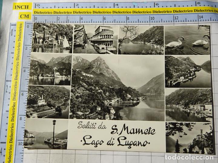 Postales: POSTAL DE ITALIA. LAGO DI LUGANO. S. MAMETE. 1694