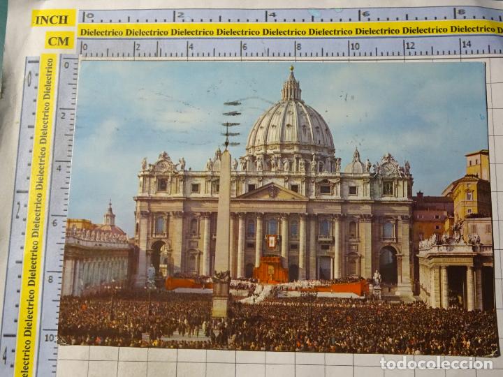 Cartes Postales: POSTAL DE ITALIA. CIUDAD DEL VATICANO BAS&Iacute;LICA SAN PEDRO. D&Iacute;A DE FESTIVIDAD. 1698