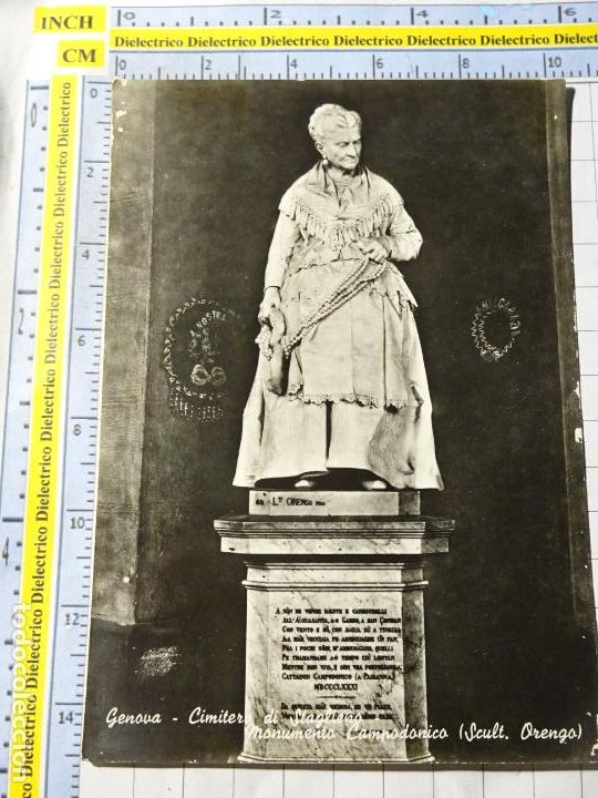 Cartoline: POSTAL DE ITALIA. GENOVA CIMITERO DI STAGLIERO MONUMENTO CAMPODONICO 1710
