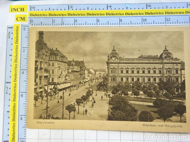 Cartoline: ANTIGUA POSTAL DE ALEMANIA. MANNHEIM. PLANKEN MIT HAUPTPOST CORREOS. 1747