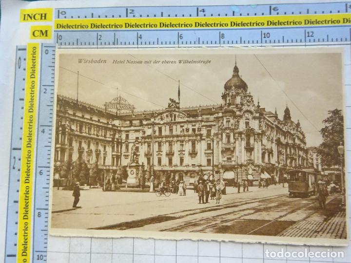 Cartoline: ANTIGUA POSTAL DE ALEMANIA. WIESBADEN HOTEL NASSAU MIT SER OBEREN WILHELMSTRASSE. 1761