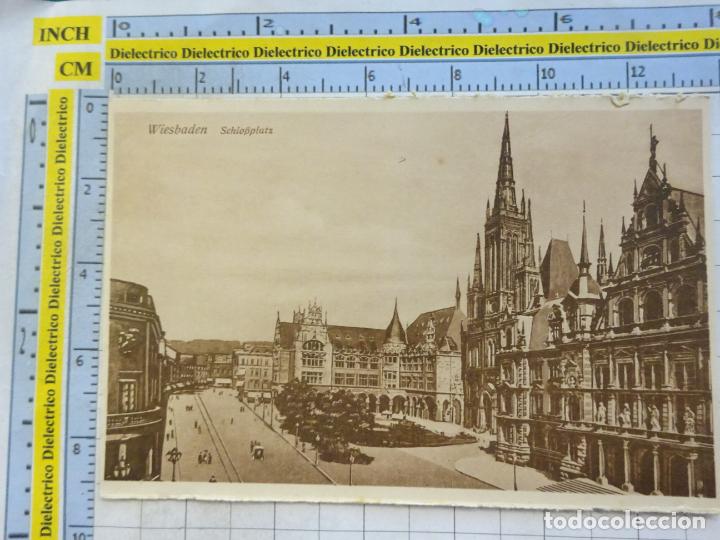 Postales: ANTIGUA POSTAL DE ALEMANIA. WIESBADEN SCHLOSSPLATZ. 1762