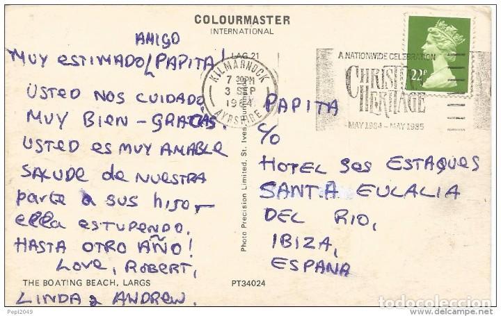 Postales: :::: PN74 - POSTAL - THE BOATING BEACH , LARGS - Foto 2