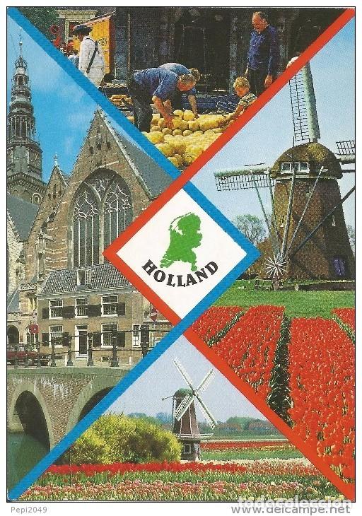 Postales: :::: C767 - POSTAL - HOLANDA - VARIAS VISTAS - Foto 1