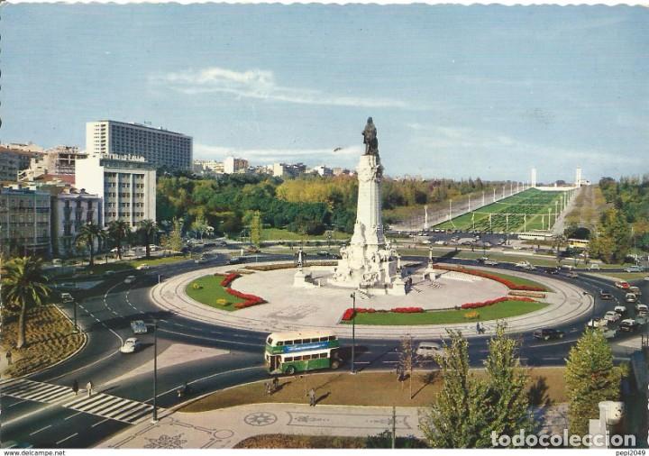 Postales: :::: A754 - POSTAL - LISBOA - PRA&Ccedil;A MARQUES DE POMBAL - Foto 1