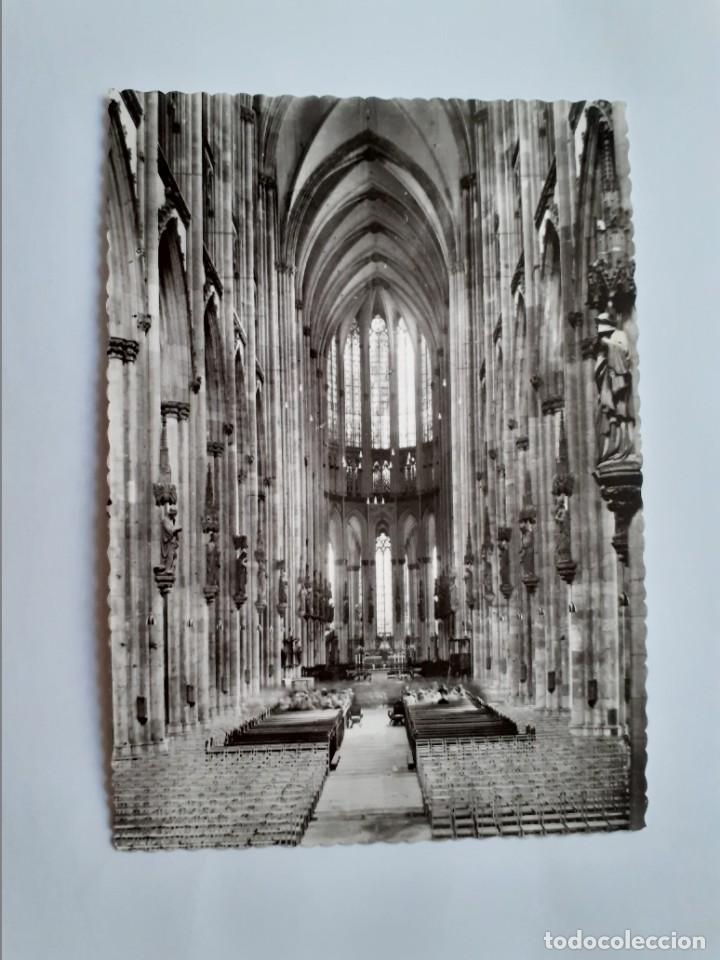 Cartes Postales: POSTAL - ALEMANIA COLONIA EN EL RIN VISTA INTERIOR DE LA CATEDRAL - S/C