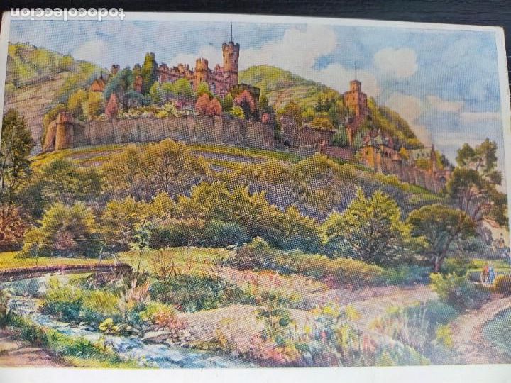 Postales: Die Falkenburg / Reichenstein. Alemania. / Postal sin circular 1946 by Karl Petau