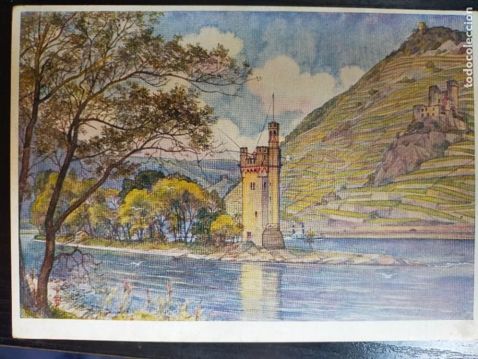 Postales: Der M&auml;useturm Bei Bingerbr&uuml;ck. Alemania. / Postal sin circular 1946 by Karl Petau