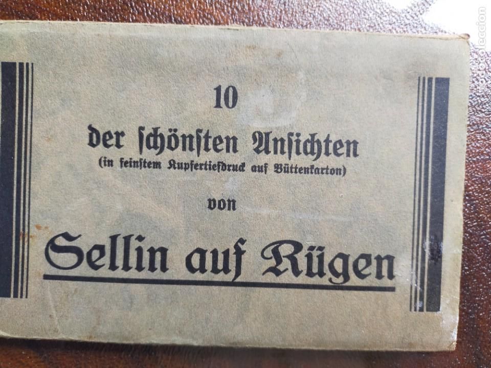Postales: 10 Der Fch&ouml;nften Unfichten in feinftem Rupfertiefbrud auf B&uacute;ttentarton von Sellin auf R&uuml;gen Alemania