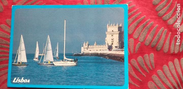 Cartoline: PORTUGAL-V49-NO ESCRITA-LISBOA-TORRE DE BELEM