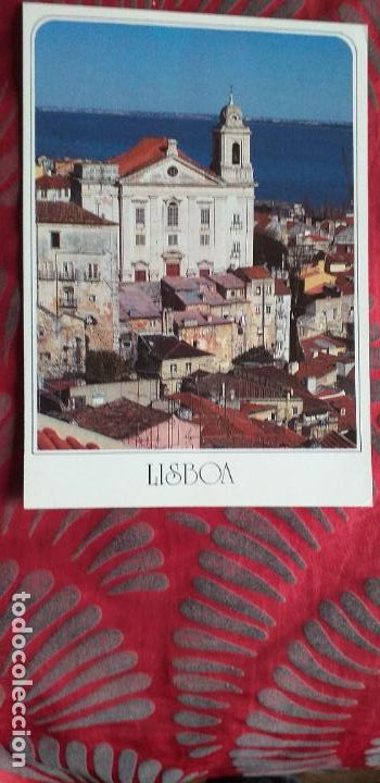 Cartoline: PORTUGAL-V49-NO ESCRITA-LISBOA-MIRADOR DE SANTA LUCIA