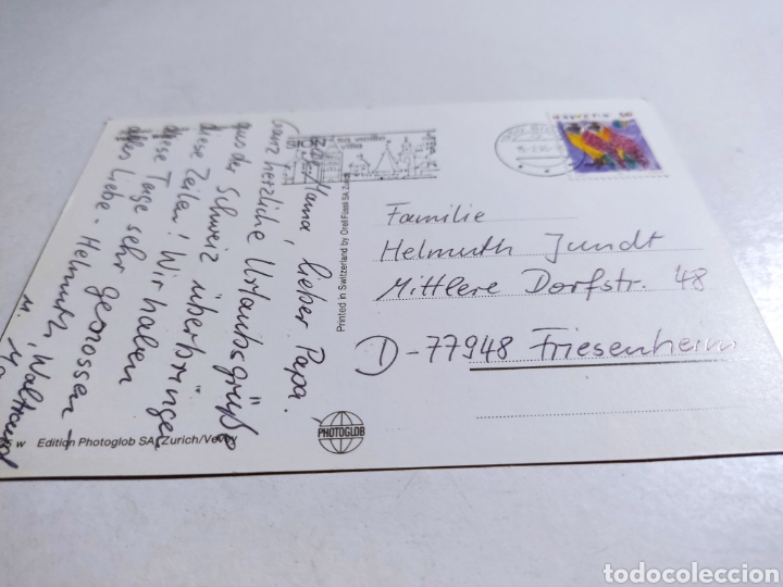 Postales: Postal Suiza Wallis Valais - Foto 2