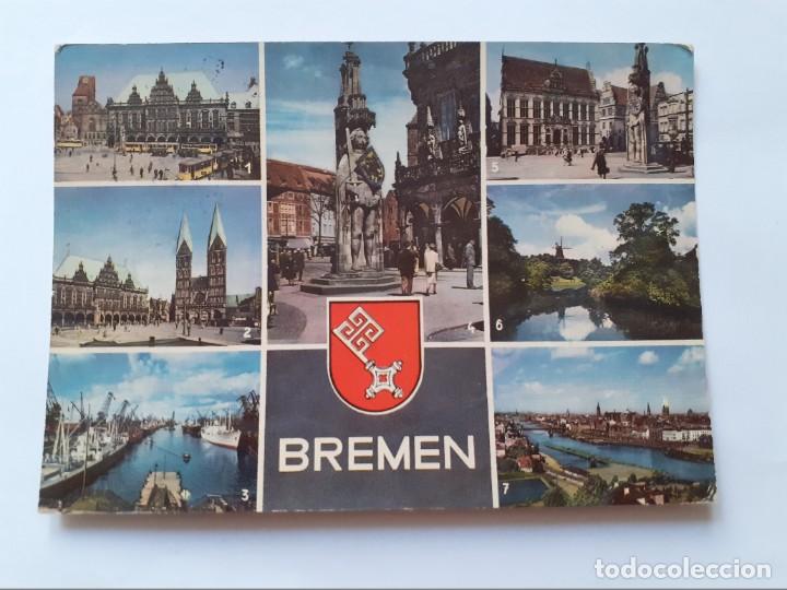 Postkarten: POSTAL - ALEMANIA - BREMEN - DIVERSOS ASPECTOS - ESCRITA