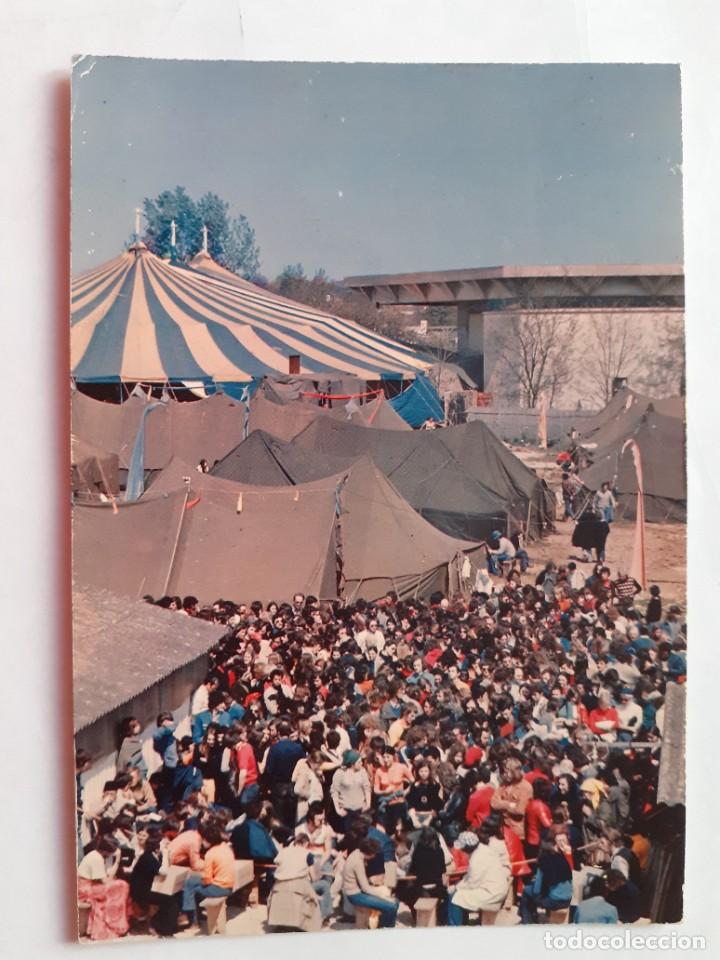 Postais: POSTAL - FRANCIA - 1974 TAIZ&Eacute; CONSEJO DE LA JUVENTUD IGLESIA Y CARPAS - ESCRITA