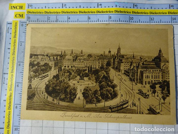 Cartes Postales: ANTIGUA POSTAL DE ALEMANIA. FRANKFURT AM MAIN. SCHAUSPIELHAUS. 1722