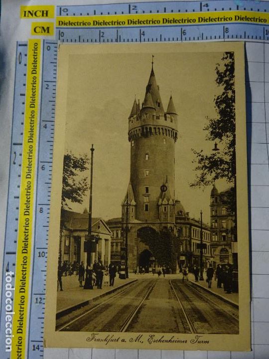 Cartes Postales: ANTIGUA POSTAL DE ALEMANIA. FRANKFURT AM MAIN. ESCHENHEIMER TURM. 1724